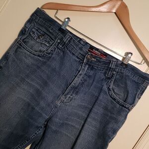 Classic Fit Original Denim Men's Blue Jean Shorts, Size 36" Waist, 100% Cotton